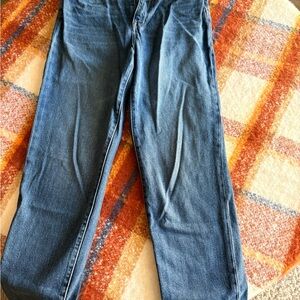 Madewell Women's Blue Straight Jeans